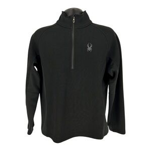 Spyder Men’s Black Half-Zip Pullover